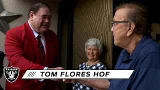 Tom Flores Gets 'The Knock' From David Baker: 'My Life Is Complete Now' | Las Vegas Raiders