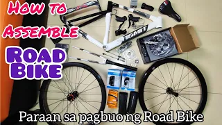 How to Assemble Road Bike/Paano Bumuo Ng Road Bike, online parts