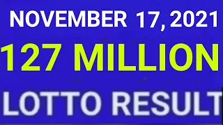 LOTTO RESULT TODAY 9PM NOVEMBER 17 2021 6/55, 6/45