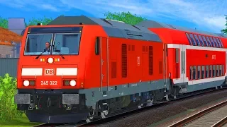 Train Simulator 2019 | "Klöthenbach" im Sturm | Allgäubahn | BR 245 + RE 3284 Kempten - Lindau