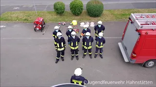 Löschangriff - Wasserentnahme offenes Gewässer - Gruppenbesatzung - Jugendfeuerwehr Hahnstätten