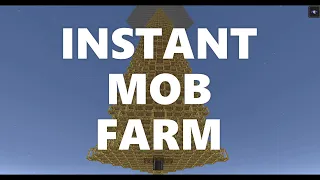 Minecraft Elegance: Instant Mob Farm with Scaffolding (Java 1.16-1.19.2*, DOES NOT WORK IN 1.19.3)