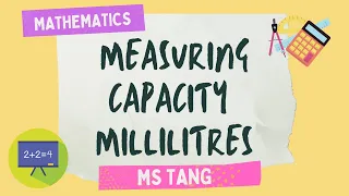 Measuring capacity in millilitres