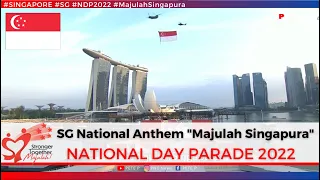 Singapore national anthem "Majulah Singapura" NDP 2022