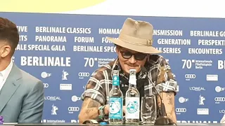 Minamata Press Conference - Johnny Depp & Benoit Delhomme