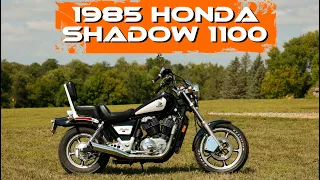 🏍 EPISODE 83. 1985 HONDA SHADOW VT1100C REVIEW!