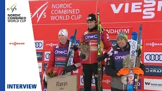 Jarl M. Riiber | "It's such a good feeling" | Trondheim | Gundersen LH | FIS Nordic Combined