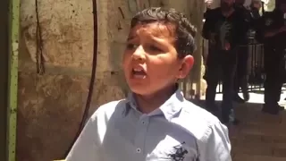 Kudüslü çocuk Yahudilere haykırdı!