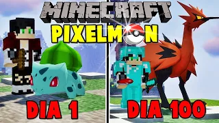 SOBREVIVI 100 Dias em UM MUNDO DE POKÉMONS no Minecraft - O FILME #2