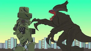 Pacific Rim | Battle of Jaeger Cherno Alpha vs. Kaiju Raijin | Animation