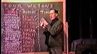 ROBERT PATRICK SPEECH - THE 4 WILSONS - TYPES OF GAY THEATRE - MINNEAPOLIS 1990