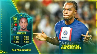 OMG HES HERE! 5 ⭐ SM UPGRADE! 96 MOMENTS RENATO SANCHES PLAYER REVIEW - FIFA 22 ULTIMATE TEAM