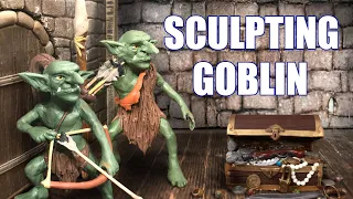 Sculpting a goblin / Лепим Гоблина / Making goblin with clay / Как слепить Гоблина из пластилина