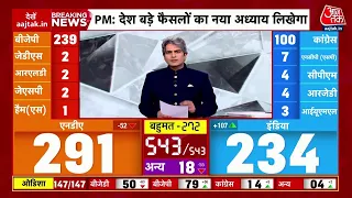 Lok Sabha Election Results 2024 Live Updates: केंद्र की सत्ता में NDA ने लगाई हैट्रिक | AajTak