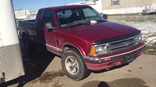 Chevy S10 not turning on/cold start problem/cranking but not turning on  - FIXED