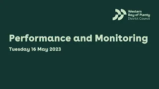 Projects and Monitoring Committee - 16 May 2023