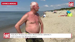 Jak wygląda plażowanie przy granicy z Rosją? Polacy dostają SMS-y z drugiej strony | FAKT.PL