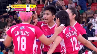 Pangs Panaga towers in the middle | 2023 PVL All-Filipino Conference
