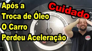 Perdendo Potência, Carro Não Acelera Acima de 4 mil RPM Após a Troca de Óleo