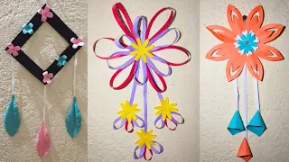 3 Best Beautiful And Simple Wall Hanging 😍😱/ Paper Wall Hanging Ideas 💡