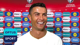 Ronaldo's hilarious interview following 89th minute winner