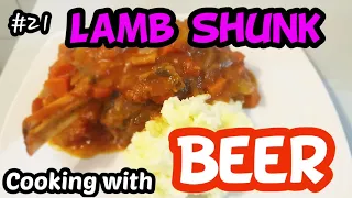 #21 Lamb shunk with beer and mashed potato/slow cook/ ENG SUB