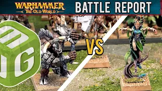 Wood Elves vs Beastmen Warhammer The Old World Battle Report Ep 4