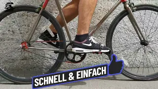 LOEVELOSI Pedalhaken für Fahrradpedale aus Kunststoff für Rennrad Single Speed Fixy & Hometrainer