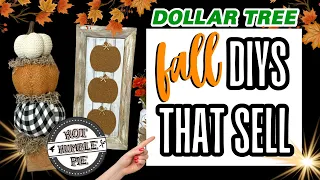 GORGEOUS FALL DIYS Crafts! | Dollar Tree DIY 2023 | Fall Crafts | Farmhouse Decor