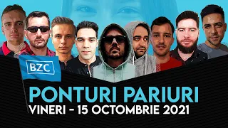 Ponturi pariuri sportive 15.10.2021