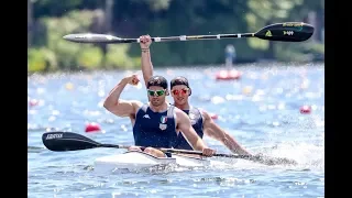 Andrea Domenico Di Liberto e Manfredi Rizza K2 Men 200m   2019 ICF Canoe Sprint World Cup Duisburg