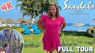 Sandals Negril Complete Resort Tour & Walkthrough - 4K - Jamaica All-Inclusive