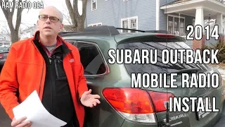 2014 Subaru Outback Mobile Radio Install - Ham Radio Q&A