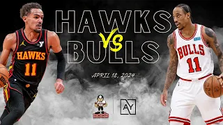 NBA FREE Picks | Play-In Tournament - Hawks vs Bulls Prediction, 4/17/24 Best Bets | Docs Sports