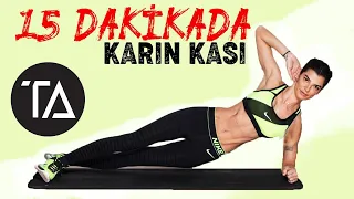 15 Dakikada Karın Kası | Karın Egzersizleri