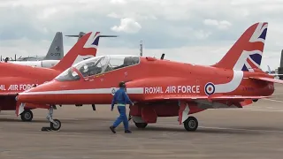 Red Arrows RIAT 2019 Arrivals Day 18/07/2019 .