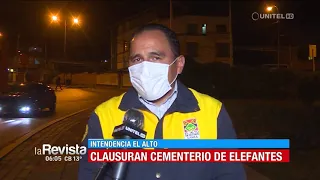 Intendencia alteña clausura dos ‘cementerios de elefantes’ y aprehenden a 15 personas