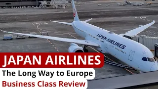 JAPAN AIR LINES 787 BUSINESS: Flying the Wrong Way to Europe! [Tokyo to Frankfurt]