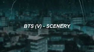 BTS (방탄소년단) V 'Scenery (풍경)' Easy Lyrics