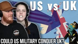 COUPLE React to Could US Military Conquer UK If It Wanted To? | OB DAVE REACTS