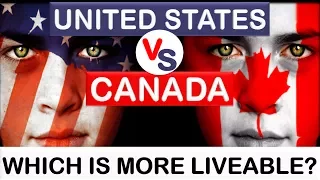 United States (USA) vs Canada - Which country is more liveable? (Animated)