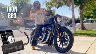 Sportster Iron 883 FP3 Map and AutoTune Setup with Test Ride