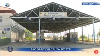 Stirile Kanal D (28.07.2022) - Bac oprit din cauza secetei | Editie de pranz