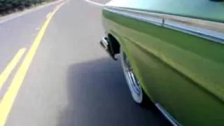 Driving in to work in my custom '62 Impala