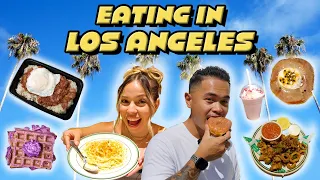 WHAT TO EAT IN LOS ANGELES | LA California Food Tour & Travel Vlog