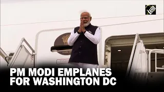PM Narendra Modi departs for Washington DC from New York