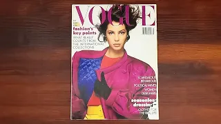 1987 July ASMR Magazine Flip Through: British Vogue w Christy Turlington, Yasmin Le Bon