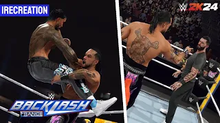 WWE 2K24 SIMULATION: Damian Priest vs Jey Uso Backlash 2024 Highlights