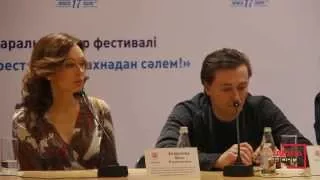 Ирина Безрукова. Пресс-конференция в Астане. Inforburo.kz