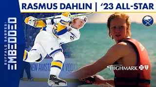Behind-The-Scenes With Rasmus Dahlin At 2023 NHL All-Star! | Buffalo Sabres: Embedded